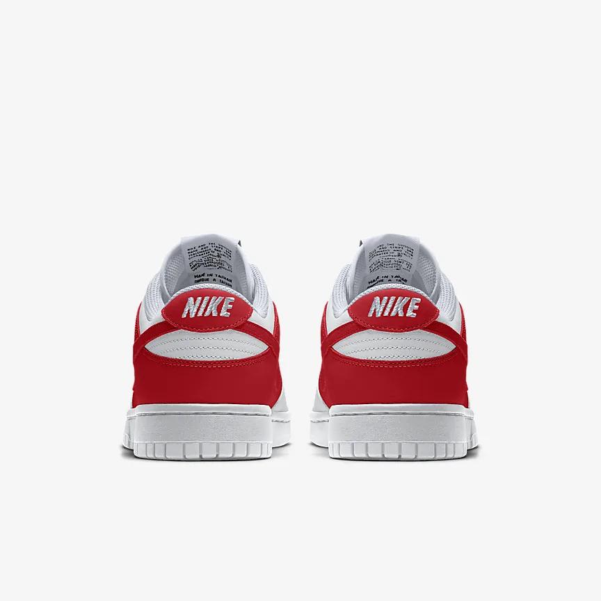 Giày Nike Dunk Low By You Nữ Đỏ Trắng